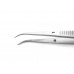 Eye Fine Dressing Forceps Curved 115 mm