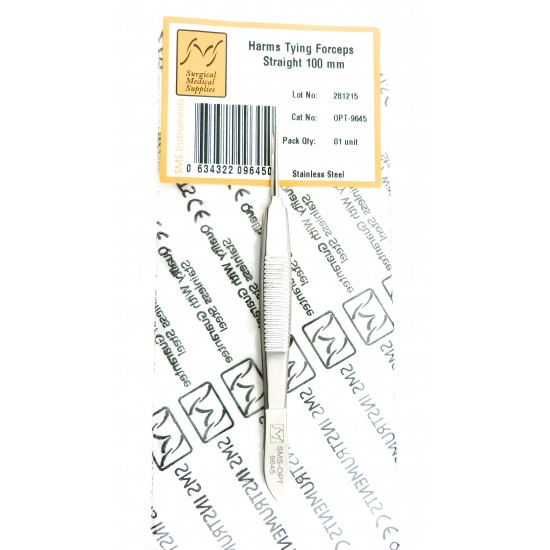 Harms Tying Forceps Straight 100 mm