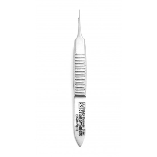 Iris Forceps 1x2 teeth Straight 6.5 cm Figure 1