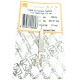 Iris Forceps 1x2 teeth Straight 6.5 cm Figure 1