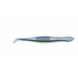  Troutman Rectus Forceps Angled 1x2 teeth Titanium 106 mm