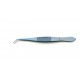  Troutman Rectus Forceps Angled 1x2 teeth Titanium 106 mm
