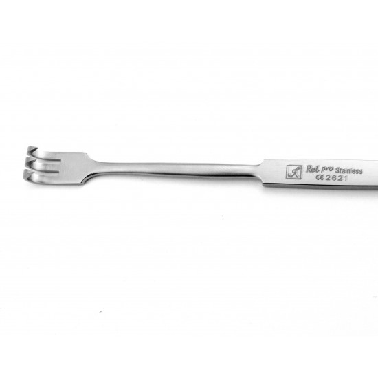 Tissue Retractors Hook 3 Prongs 16.5 cm
