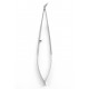 Micro Scissors Flat Spring Handle Angled 18 cm Stainless Steel