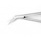 Micro Scissors Flat Spring Handle Angled 18 cm Stainless Steel