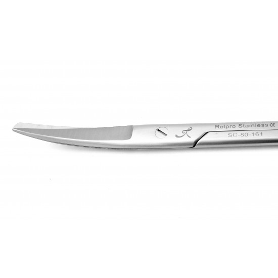 Operating Scissors Sharp Blunt Curved 15 cm
