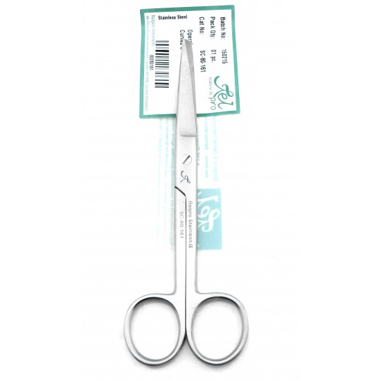 Operating Scissors Sharp Blunt Curved 15 cm
