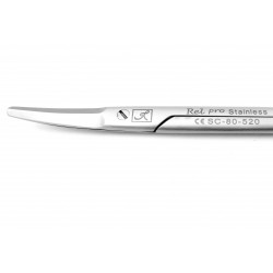 Schoemaker Enucleation Scissors Stainless Steel Angled 15 cm