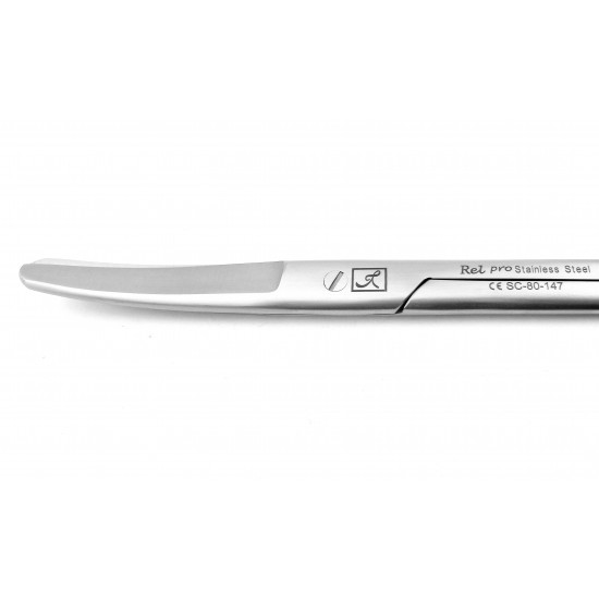 Standard Surgical Scissors Blunt Blunt Curved 18 cm