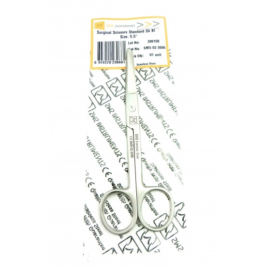 Standard Scissors Sharp Blunt Straight 14.5 cm