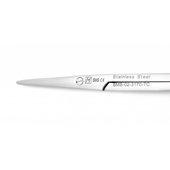 Nelson Metzenbaum scissors Straight Tungsten Carbide 18 cm TC