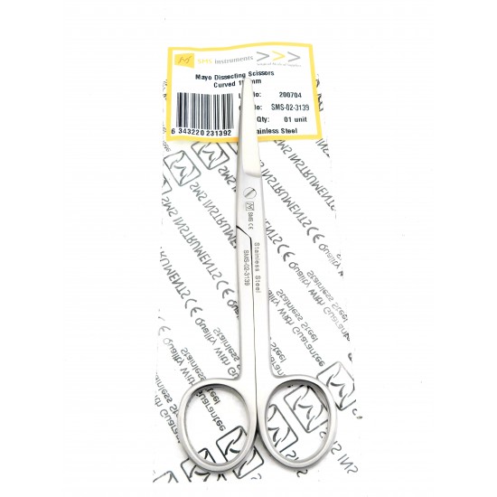 Mayo Dissecting Scissors Curved 15.5 cm Stainless Steel