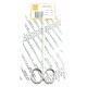 Nelson Metzenbaum Scissors Curved Fine Points 18 cm