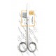 Standard Scissors Blunt Blunt Curved 17.5 cm