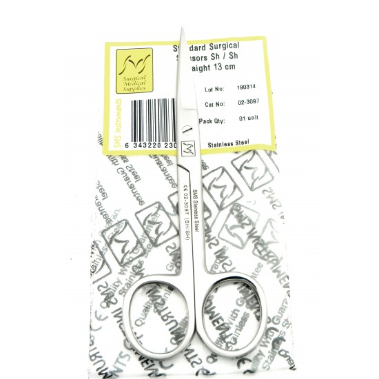 Standard Scissors Sharp Sharp Straight 13 cm