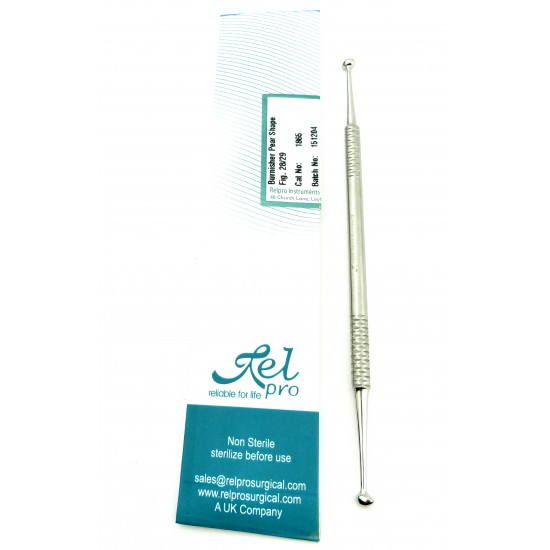 Dental Burnisher Pear shape Fig. 28/29 Stainless Steel