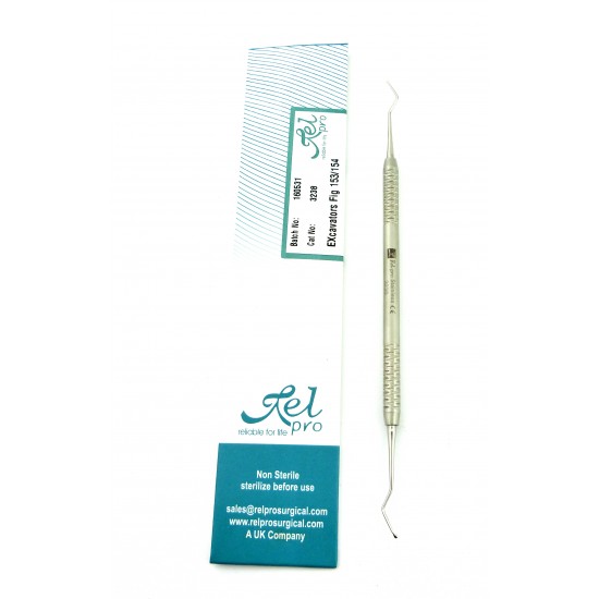 Dental Excavators Fig. 153/154 Stainless Steel