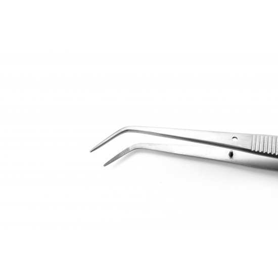London College Tweezer Serrated Fig 3 15 cm