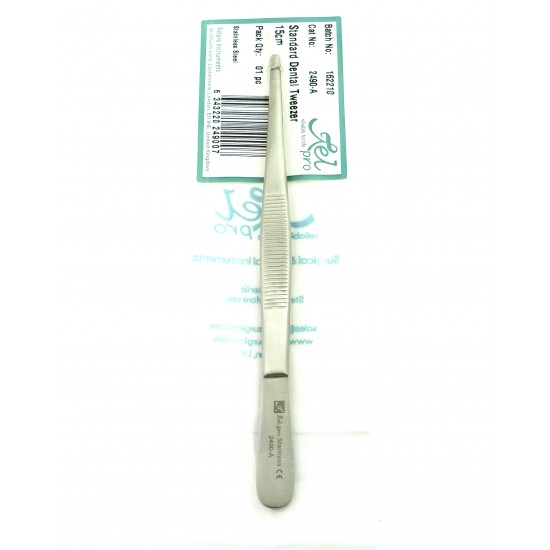 Standard Tweezer Serrated 15 cm