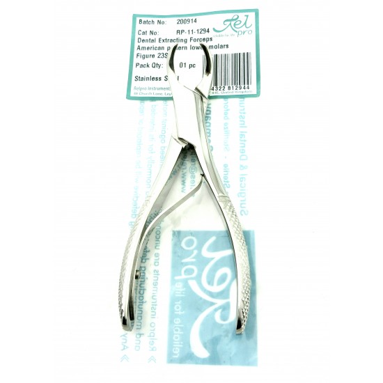 Dental Extracting Forceps American pattern lower molars Figure 335/23SK