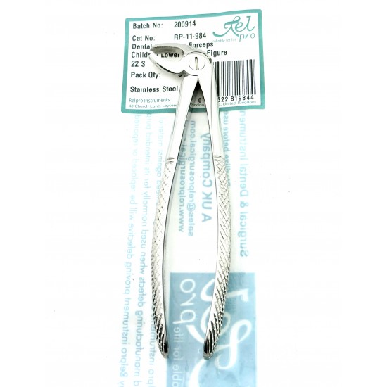 Dental Extracting Forceps Children Lower Molars Figure 22 S
