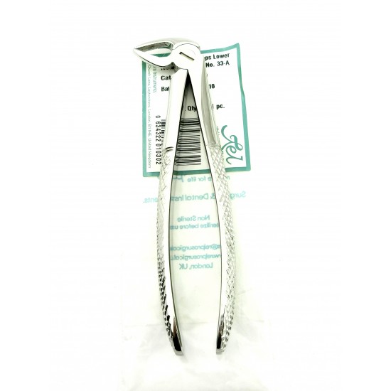 Dental Extracting Forceps English Lower Roots Figure 33 A