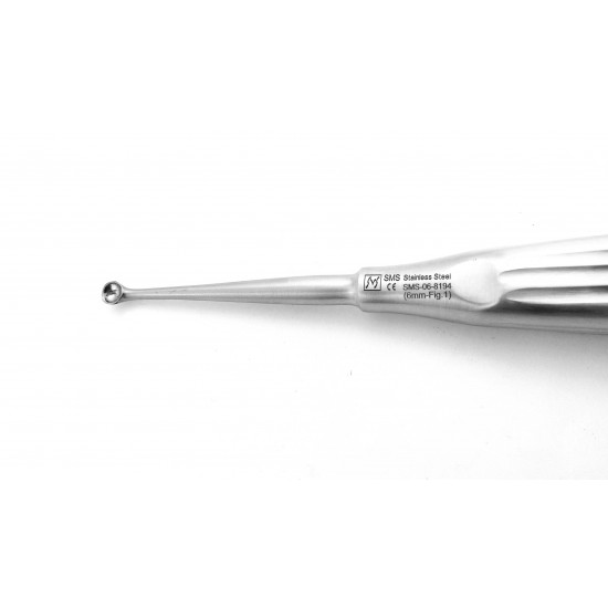 Bruns Bone Curettes 165 mm 6 mm